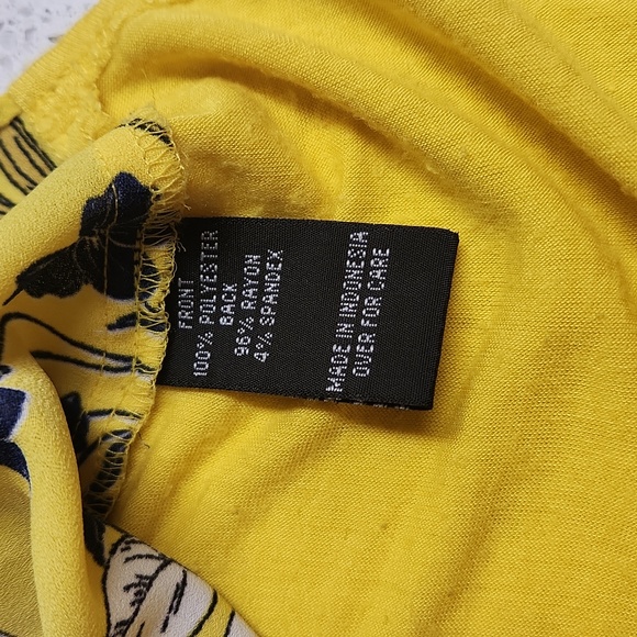 BCX Women's Dressy Floral Sleeveless Chiffon Blousey Tank w Zipper Size L - Picture 8 of 10